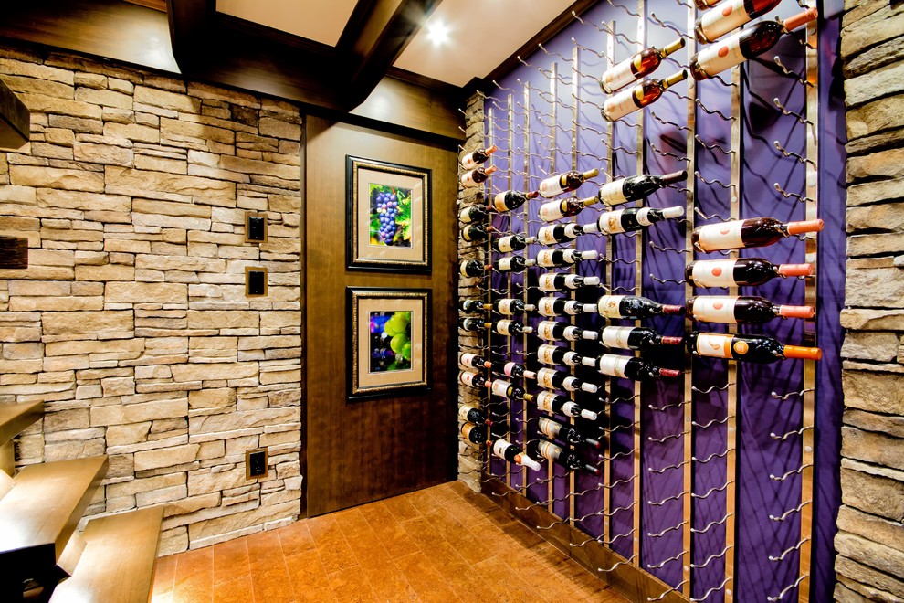 Secret Cellar Transitional Wine Cellar Vancouver by Miccaro