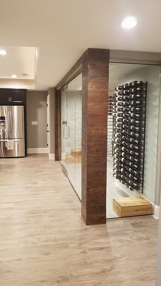 Transitional wine cellar photo in Atlanta