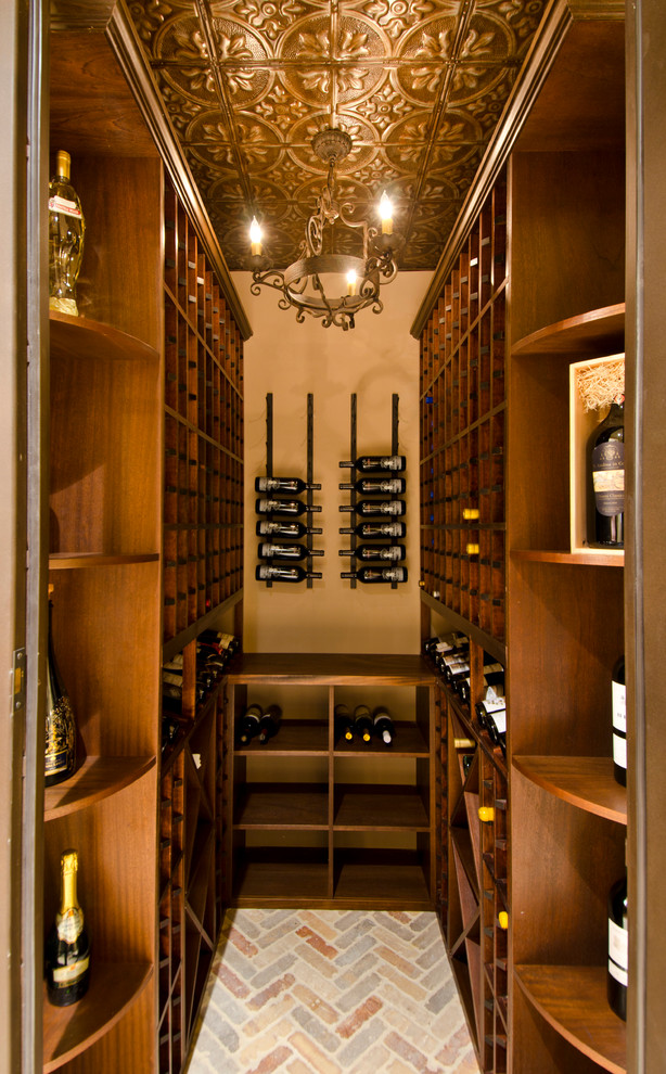 Design ideas for a mediterranean wine cellar in Phoenix.