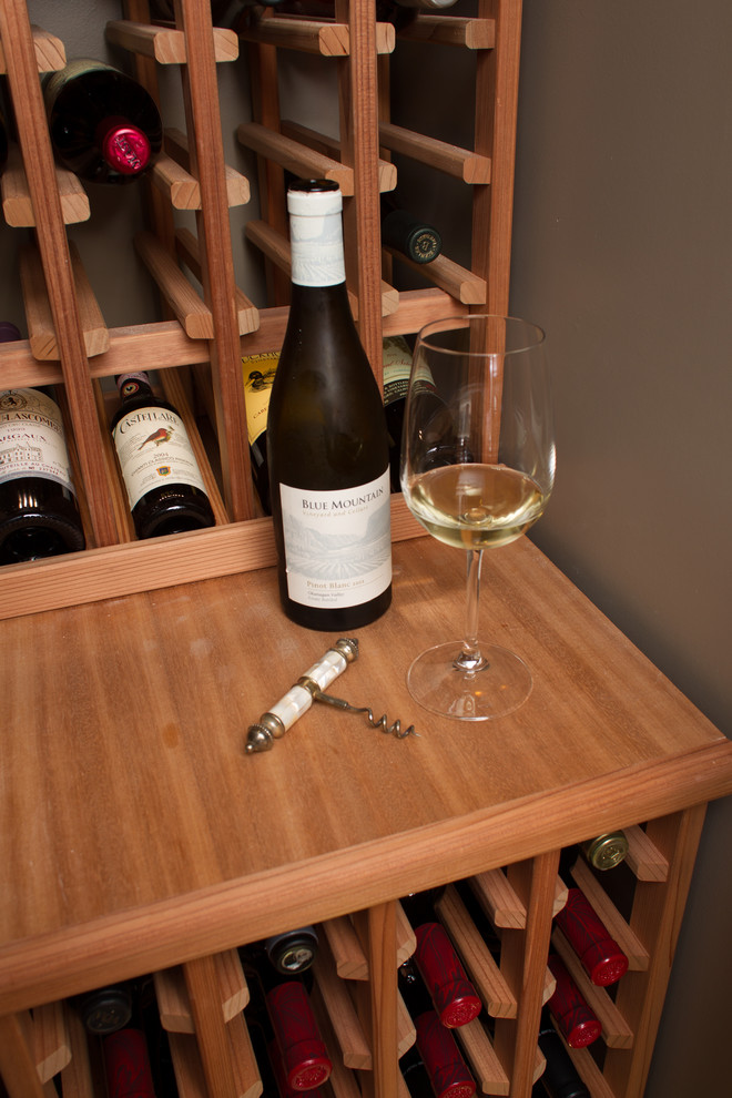 Small Vancouver Wine Cellar Traditional Wine Cellar Vancouver by Blue Grouse Wine