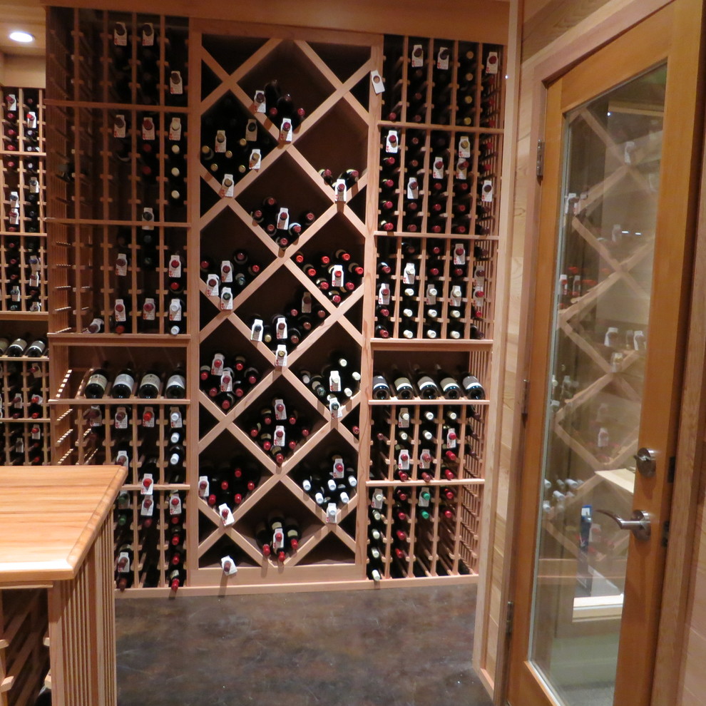 Solid Backing - Traditional - Wine Cellar - Burlington - by Vintage ...