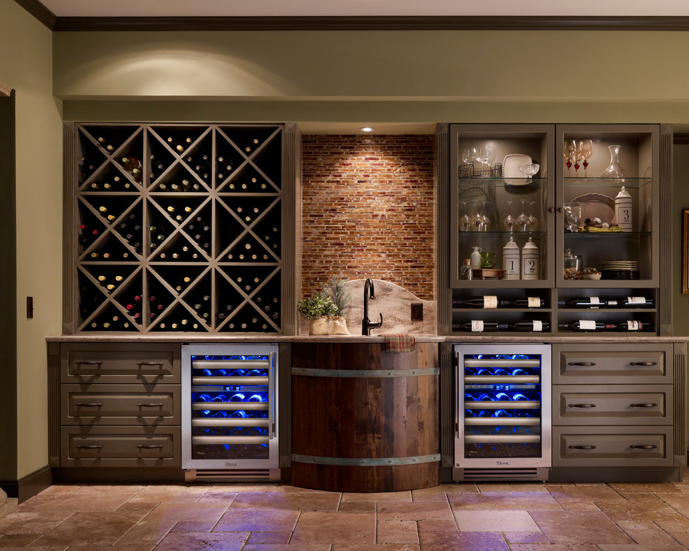 Sonoma Wine Room Wine Cellar St Louis by True Residential Houzz