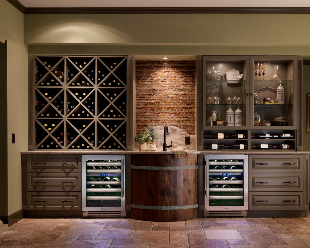 Design ideas for a wine cellar in St Louis.