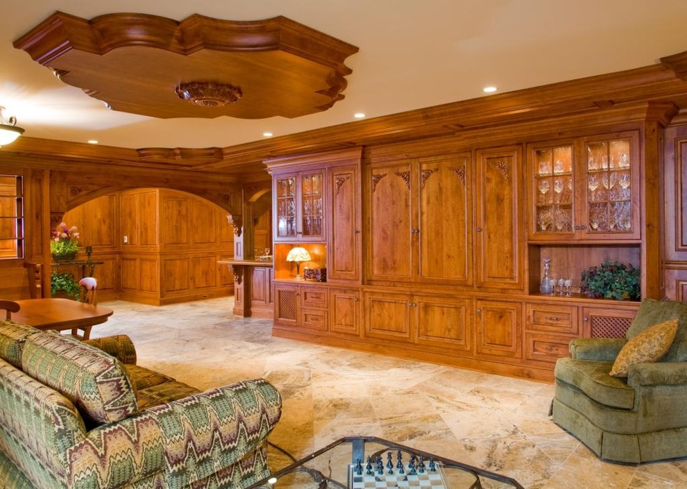 Stately European Bar And Wine Room Wine Cellar Philadelphia by