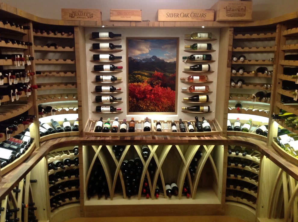 Classic wine cellar in Denver.