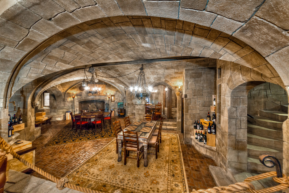 The Castle Transitional Wine Cellar New York by Joseph and