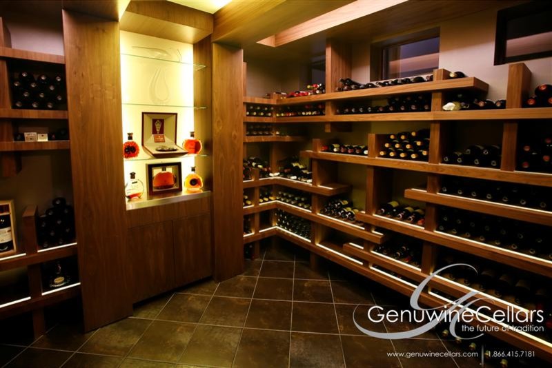 The CUBE Wine Cellar by Genuwine Cellars Contemporary Wine Cellar