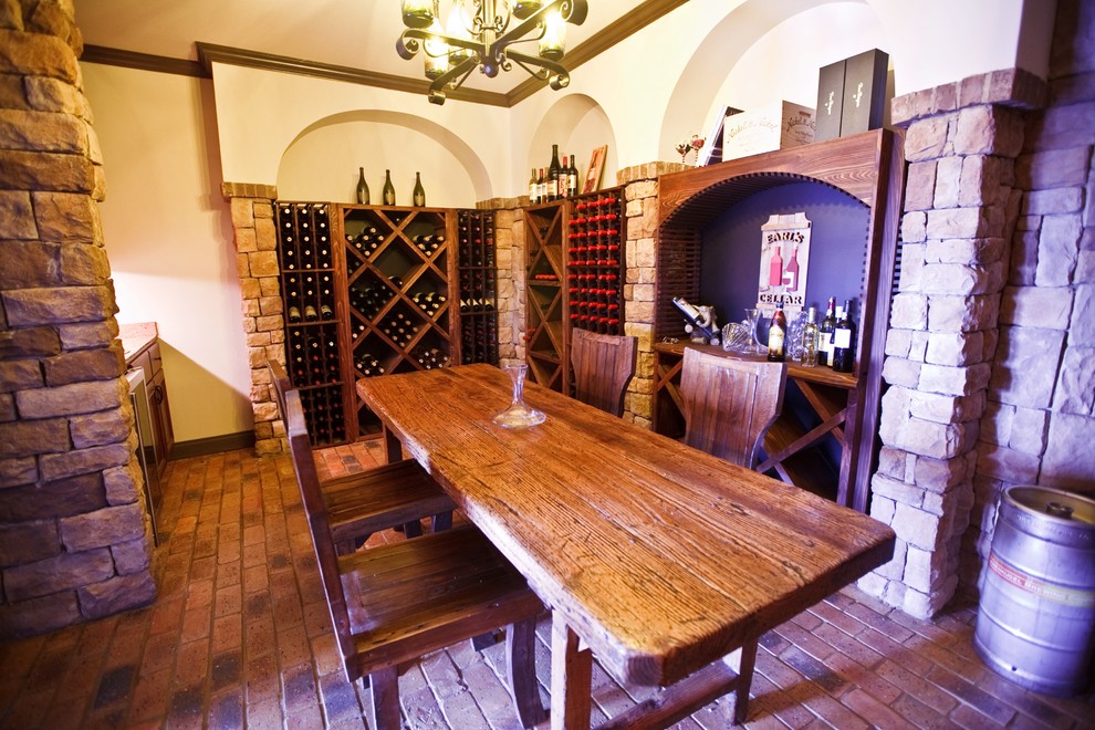 Inspiration for a wine cellar remodel in Birmingham