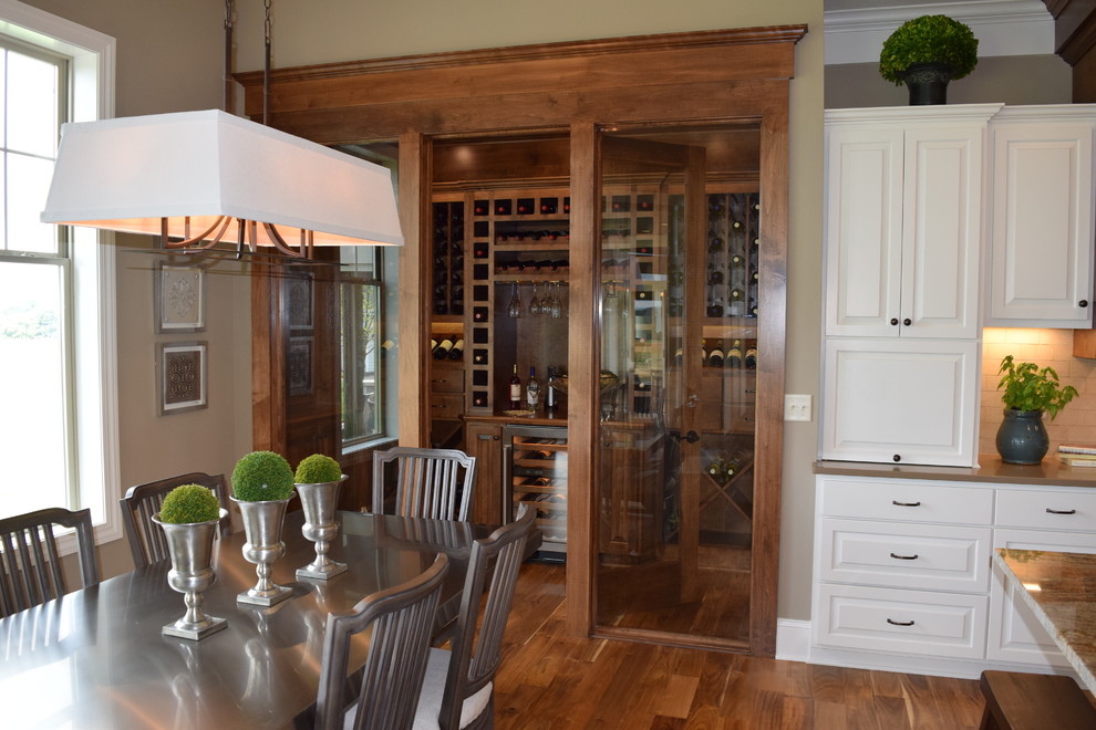 The Meritage Parade of Homes, Woodridge Estates, Delafield Traditional Wine Cellar