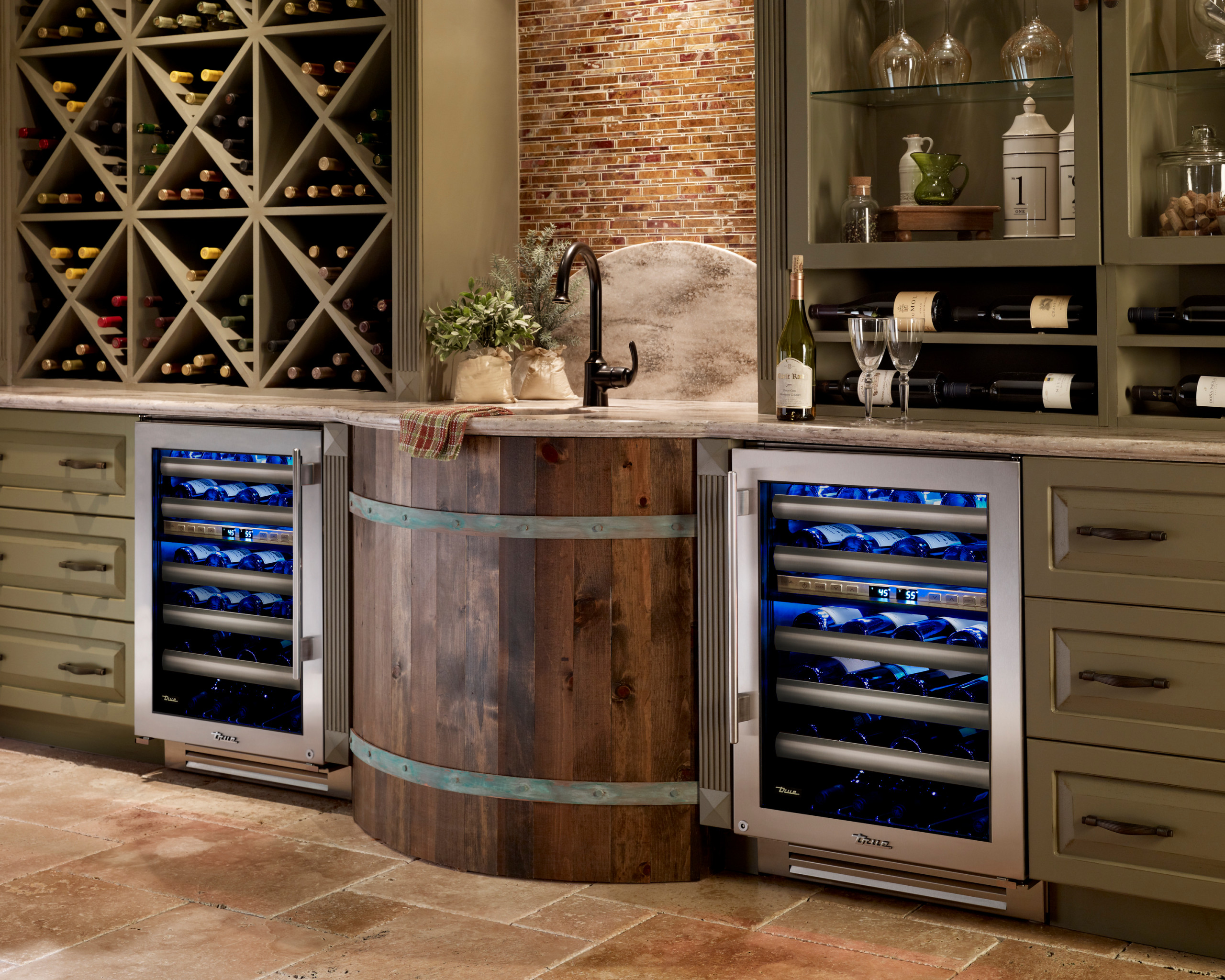 Houzz wine cheap cabinet