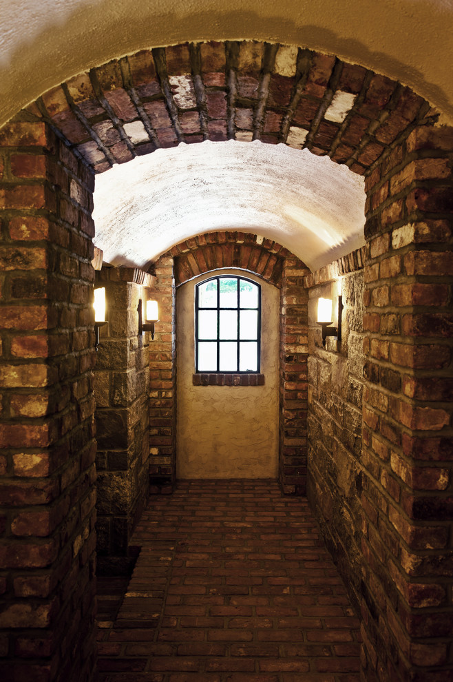 Tudor Renovation Traditional Wine Cellar New York by Daniel