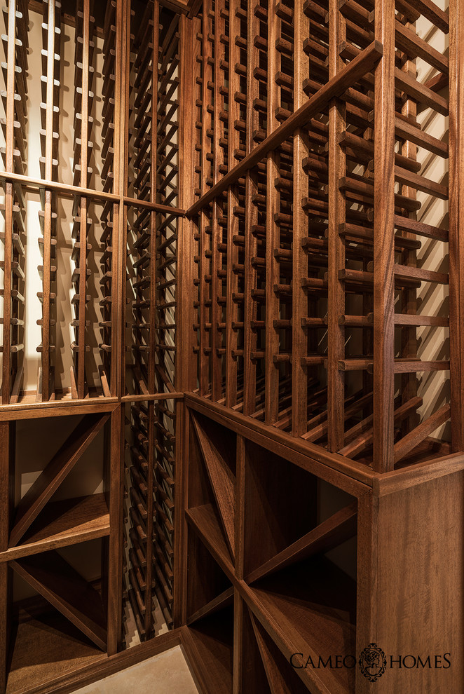 Traditional wine cellar in Salt Lake City.