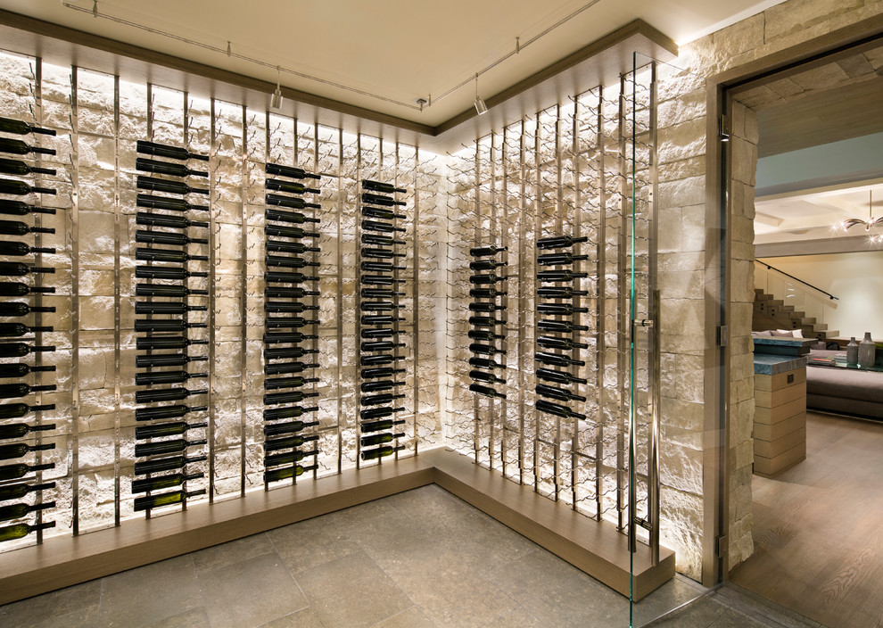 Tuscaloosa Residence Modern Wine Cellar San Francisco by