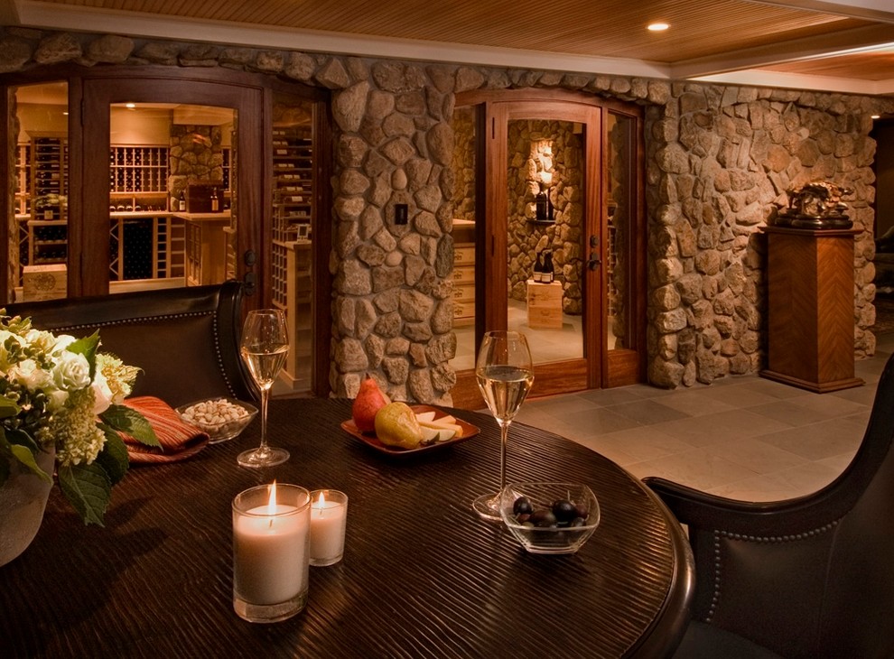 Tuscan wine cellar and tasting Wine Cellar Los Angeles by J