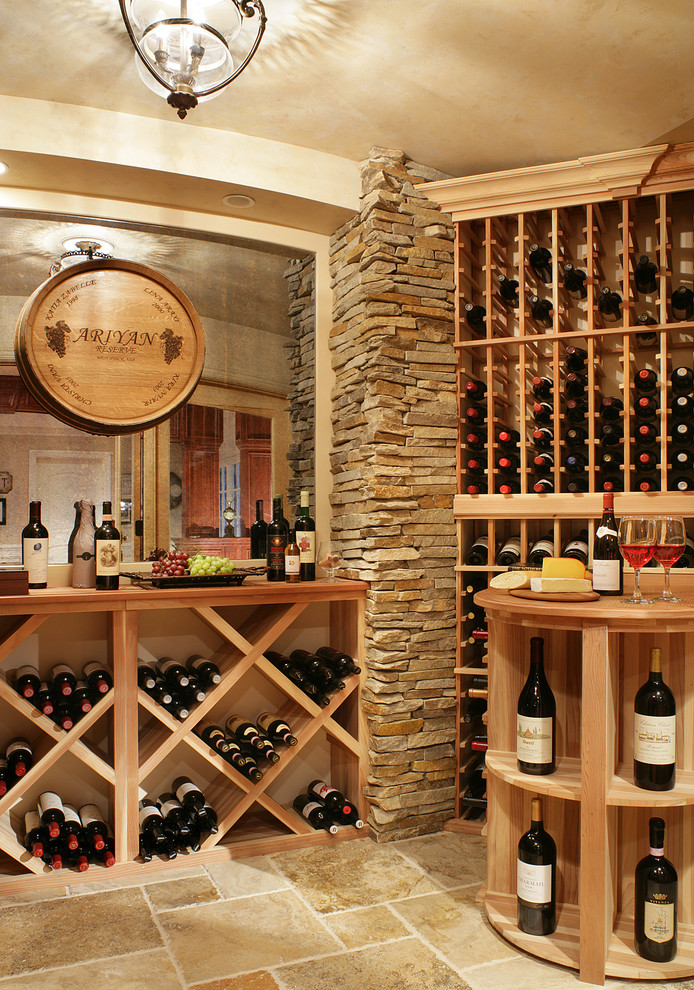Tuscan Wine Cellar Traditional Wine Cellar New York by Creative