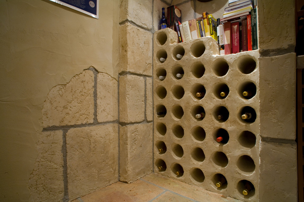 Design ideas for a mediterranean wine cellar in San Francisco.
