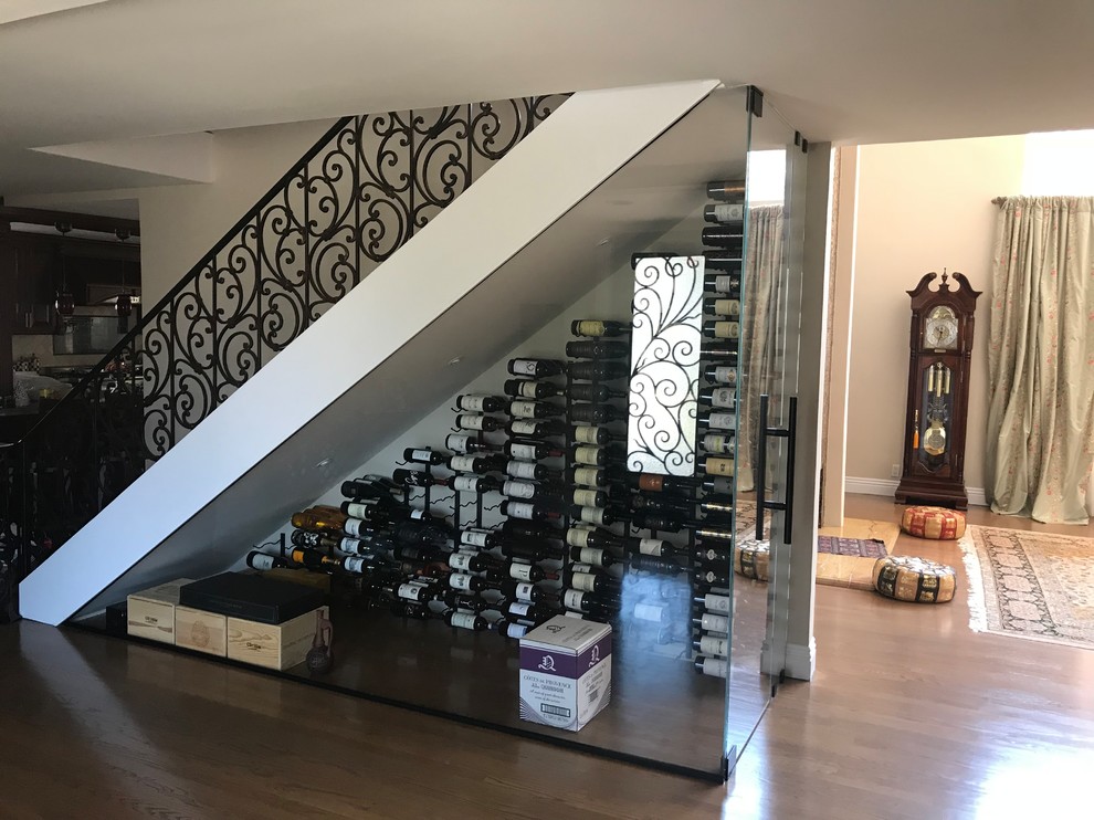 Under Stair Wine Storage Modern Wine Cellar Los Angeles By Mandm Cellar Systems Houzz 