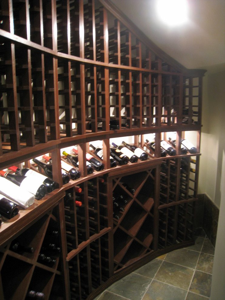 Under the Stairs Wine Room Houston, TX Rustic Wine Cellar