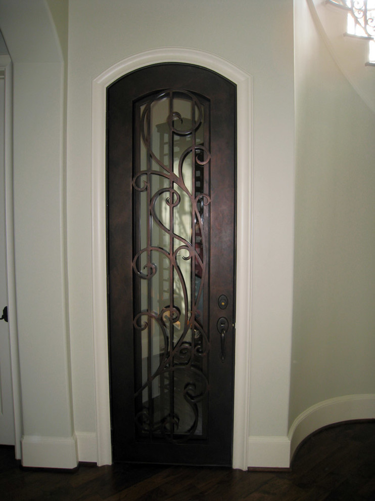 Under the Stairs Wine Room Houston, TX Rustic Wine Cellar