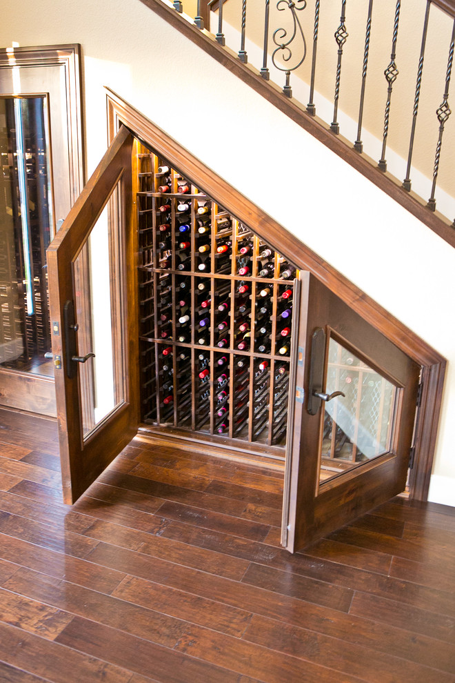 Example of a classic wine cellar design in San Francisco