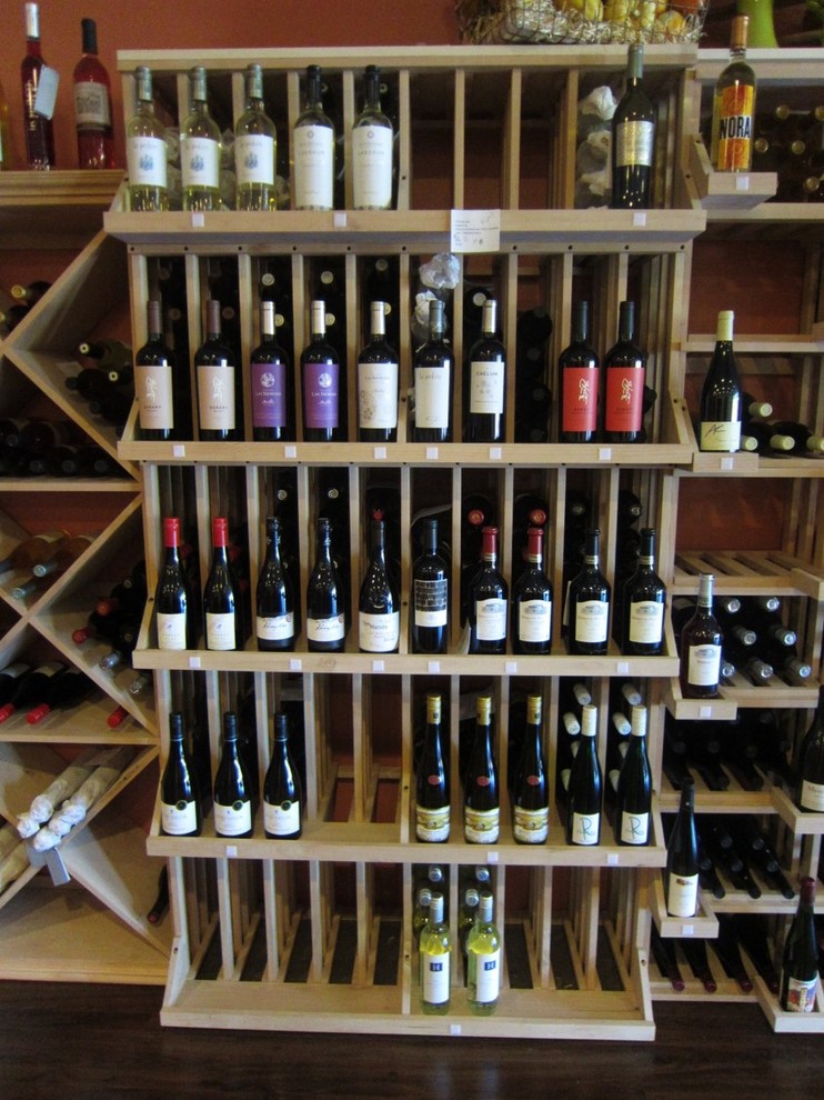 Unique Upright Wine Display TX Wine Cellar Dallas by Wine Cellar