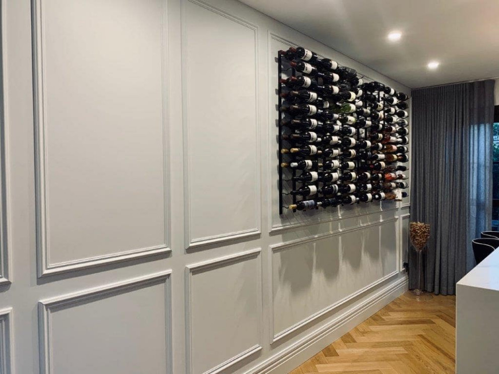 Uplifting Hallway Detailing Traditional Wine Cellar Sydney by