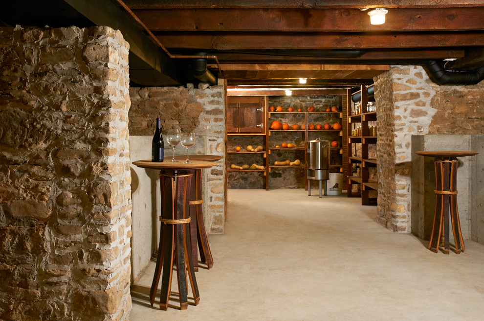 Victorian Manor Rustic Wine Cellar Toronto by Tucker Homes Houzz