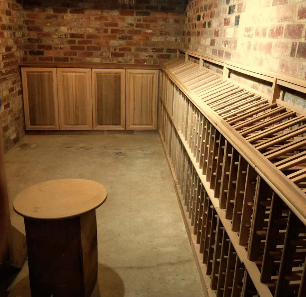 Victorian Peninsula Traditional Wine Cellar Melbourne by Red