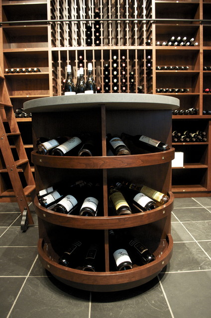 Vin de Garde Custom Traditional, Modular California Series Wine Cellar