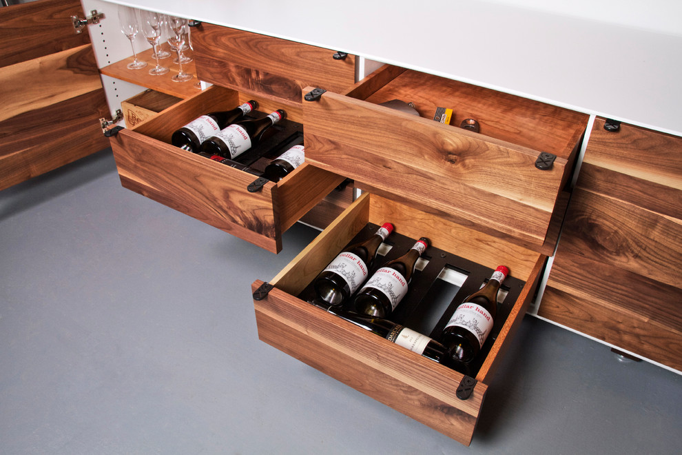 Vin de Garde Modern Wine Cellars Inc. & Jeff Martin Joinery Custom