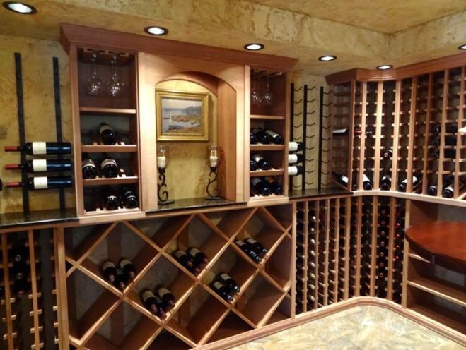 Design ideas for a classic wine cellar in New York.