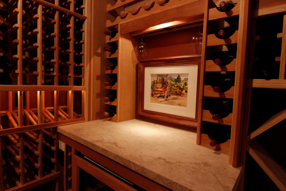 W. Kirkland, Washington Contemporary Wine Cellar Seattle by