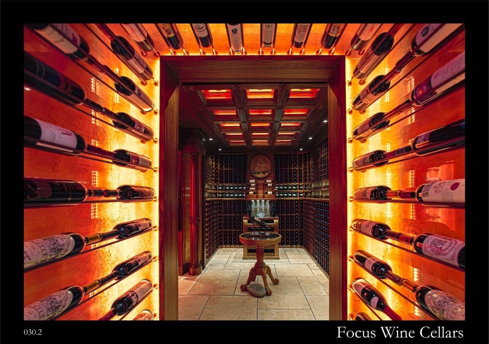 Walkin Wine Cellar Traditional Wine Cellar Other by Focus Wine