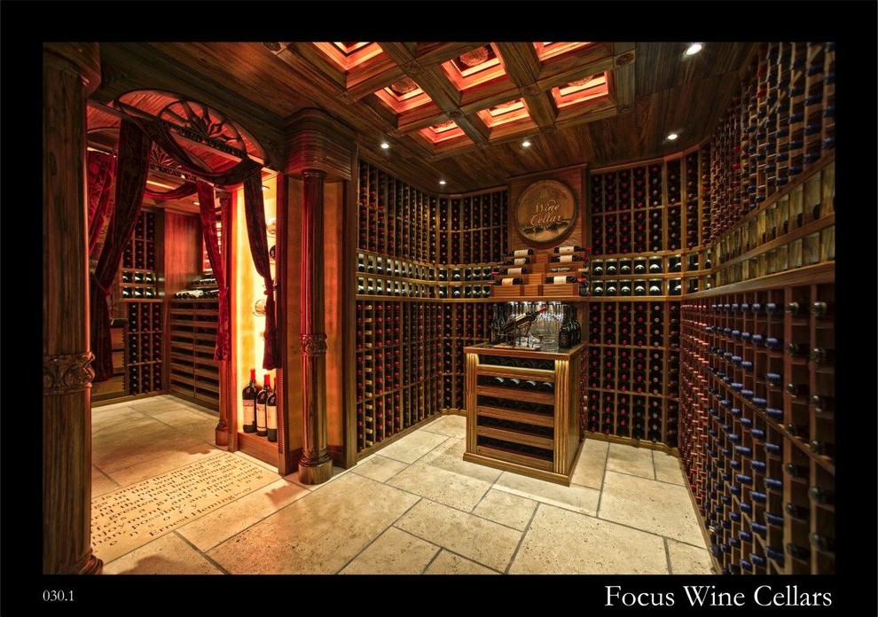 Walkin Wine Cellar Traditional Wine Cellar Other by Focus Wine
