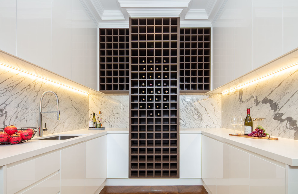 This is an example of a traditional wine cellar in Melbourne.