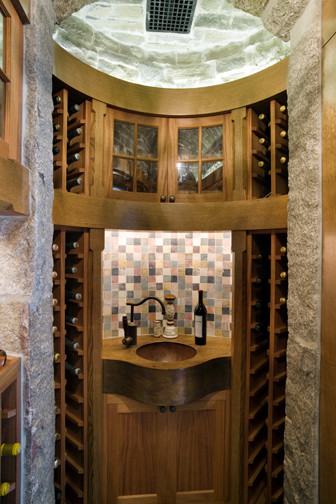 Transitional wine cellar photo in Boston