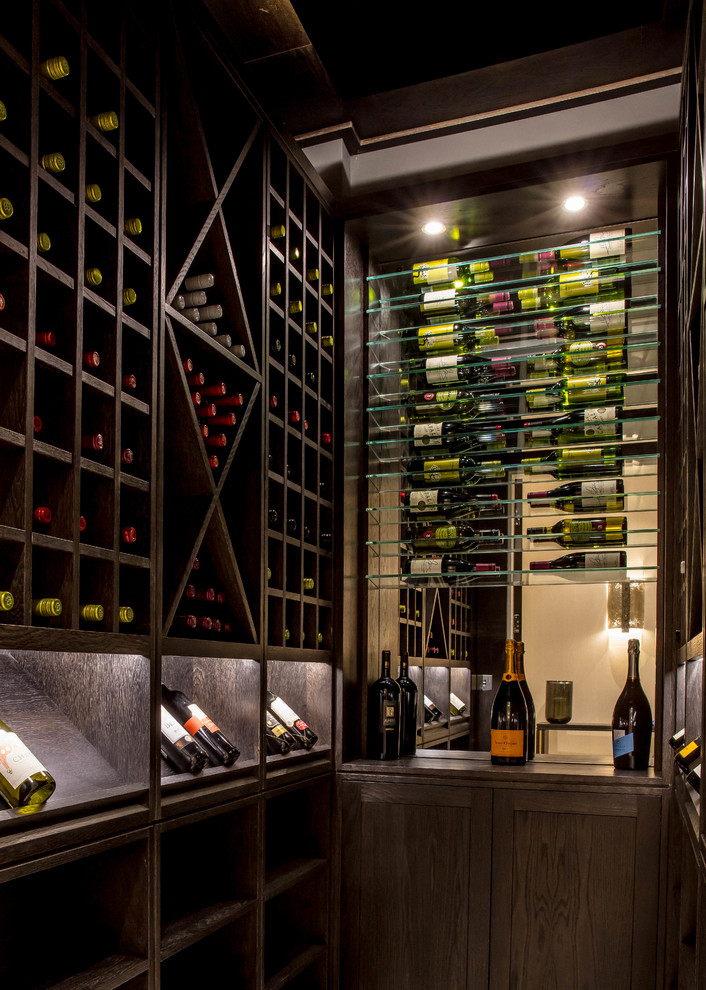 Wilton House Wine Room Traditional Wine Cellar Surrey by