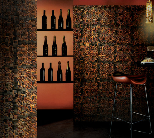 Example of a trendy wine cellar design in Other