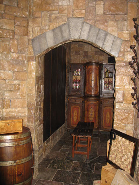 Design ideas for a traditional wine cellar in Atlanta.