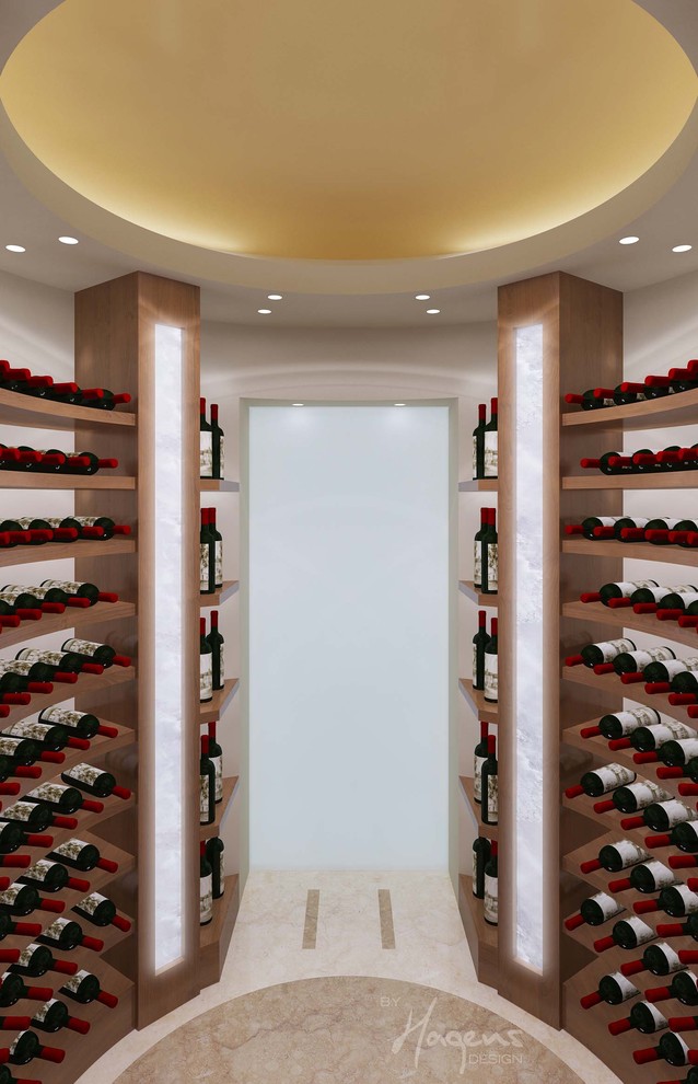 Inspiration for a modern wine cellar remodel in Toronto