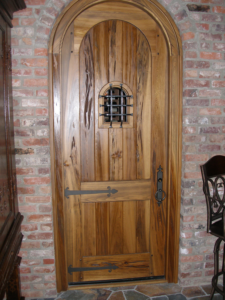 Wine Cellar Doors Rustic Wine Cellar Atlanta by AppWood Custom