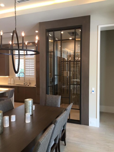 Wine Cellar Doors - Contemporáneo - Bodega - Miami - de SunCoast Iron