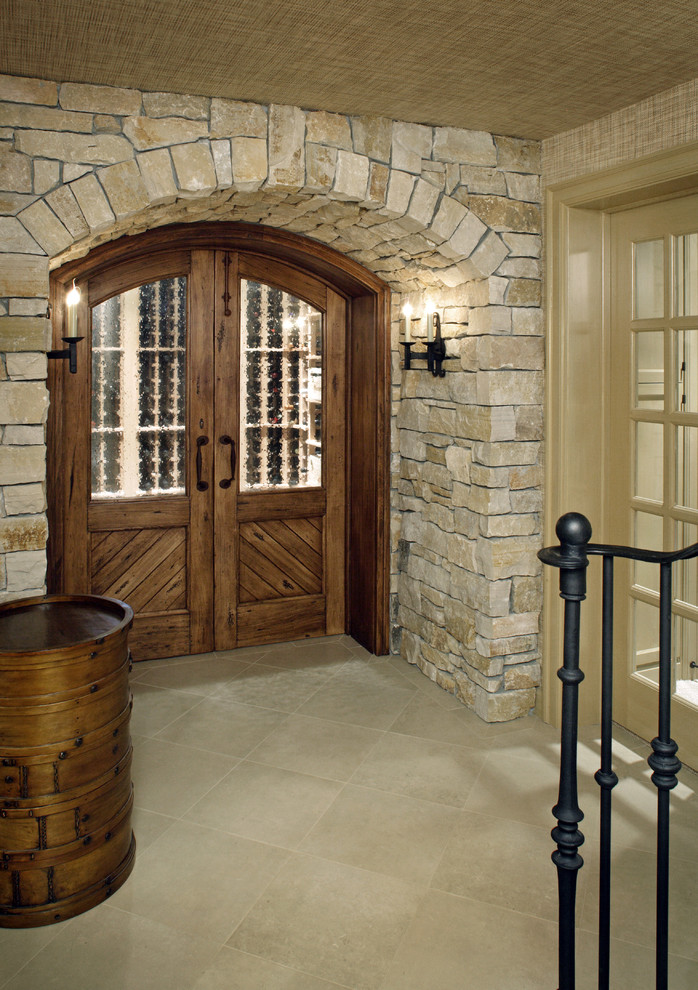 Wine Cellar Entrance Wine Cellar Omaha by Cramer Kreski Designs