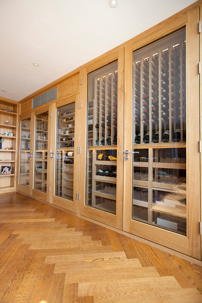Wine Cellar, European Oak London Wine Cellar London by Sorrells