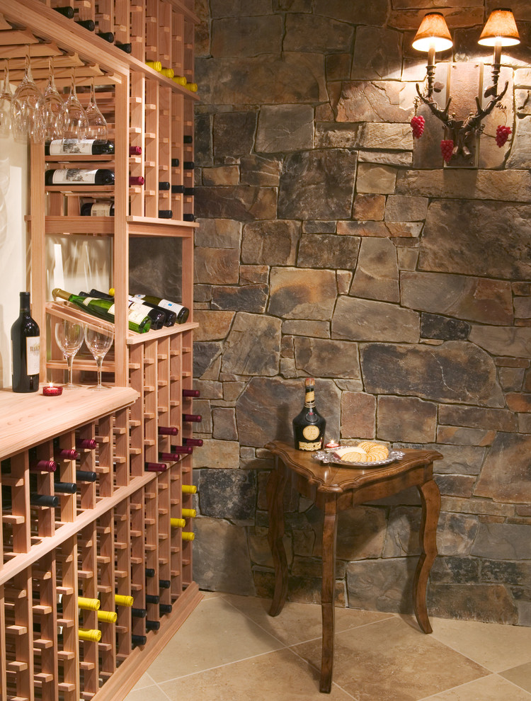 Wine Cellar Rustic Wine Cellar Minneapolis by Gabberts Design