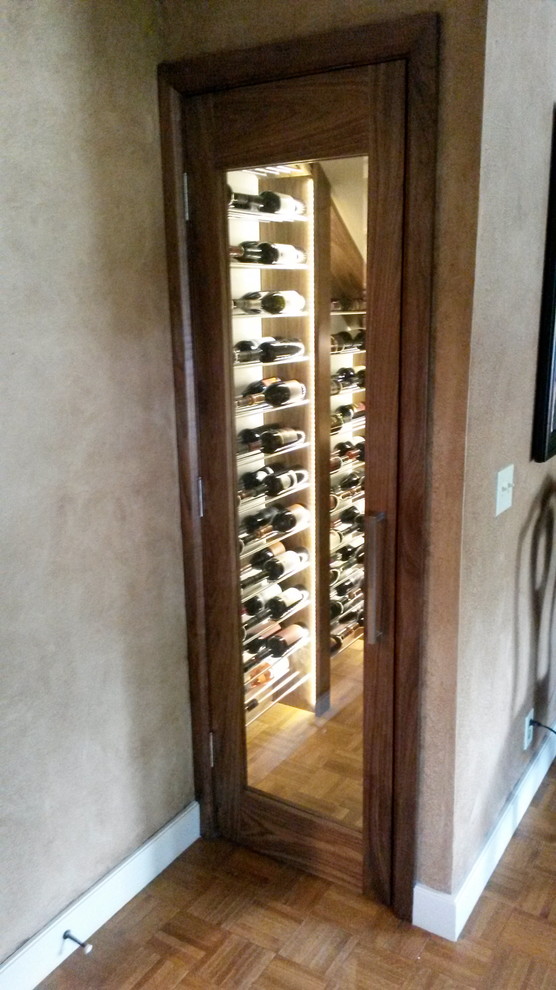 Wine cellar - craftsman wine cellar idea in Other