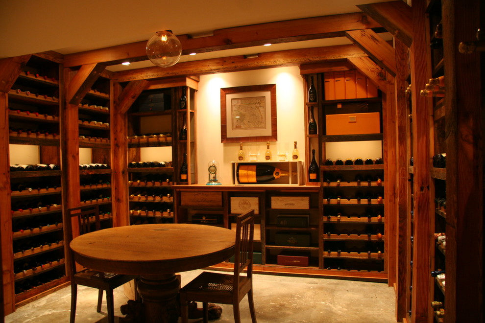 Wine Cellar Traditional Wine Cellar Portland by Holt Woodworks