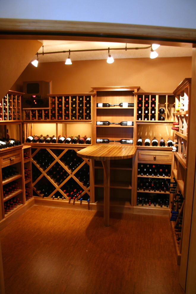 Traditional wine cellar in Portland.