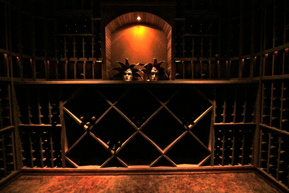 Wine Cellar in Magnolia in Seattle Washington Traditional Wine