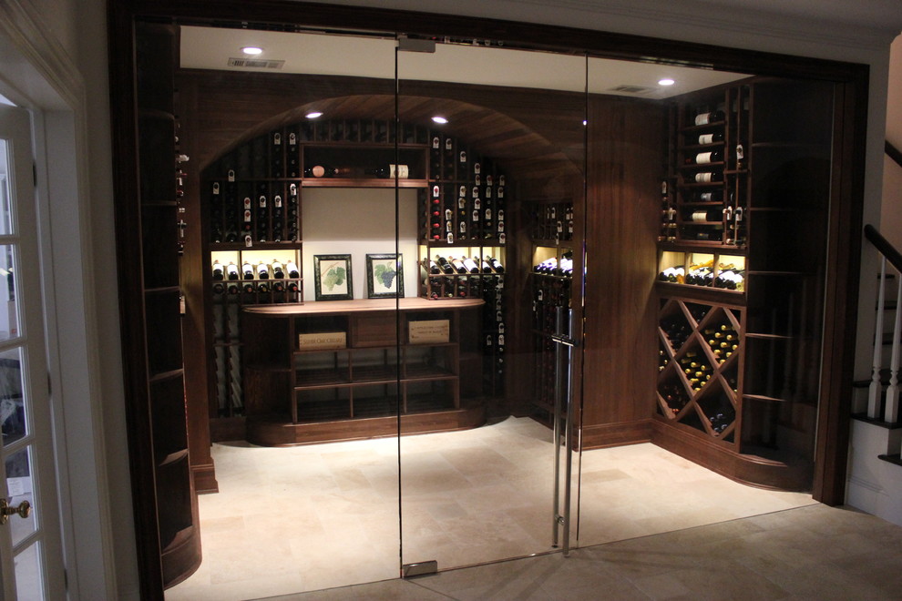 Design ideas for a modern wine cellar in Atlanta.